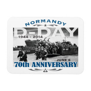 D-Dag 70th årsdagstrid av Normandy Magnet