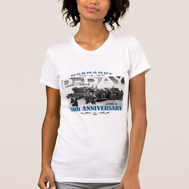 D-Dag 70th årsdagstrid av Normandy Tee (Framsida)