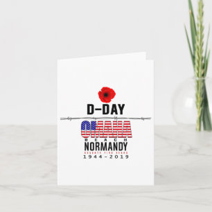 D Dag Omaha Beach-årsdag Kort