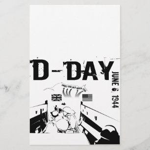 D-dagen 6 juni 1944 brevpapper