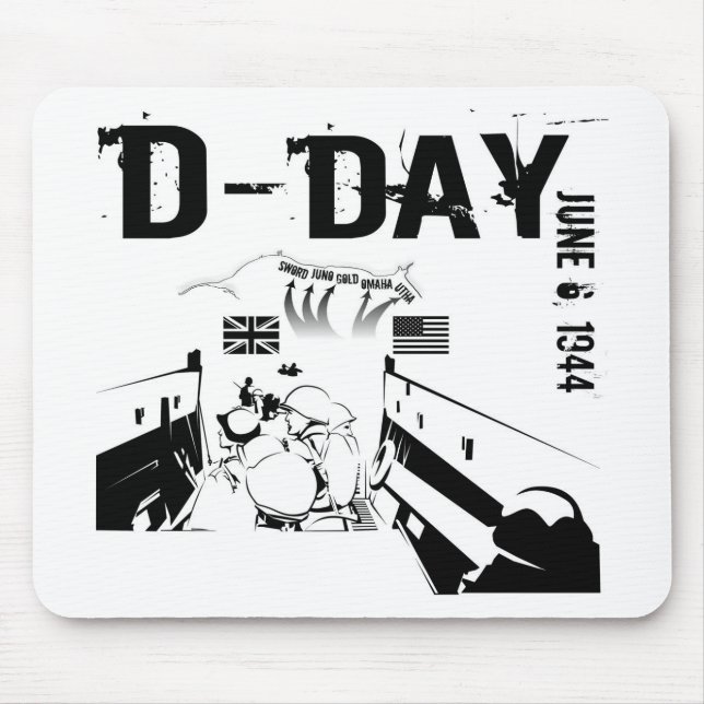 D-dagen 6 juni 1944 musmatta (Framsidan)