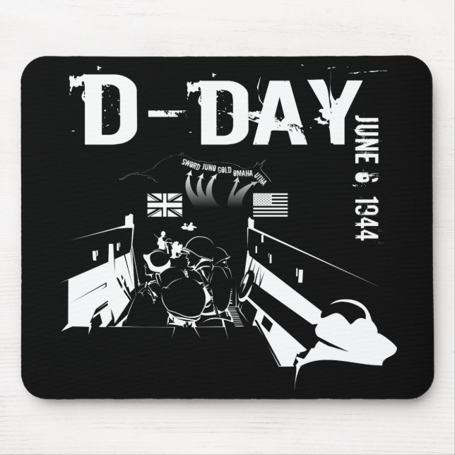 D-dagen 6 juni 1944 musmatta (Framsidan)