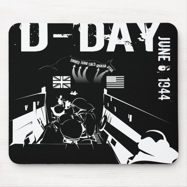 D-dagen 6 juni 1944 musmatta (Framsidan)