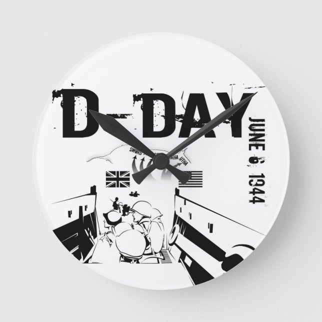 D-dagen 6 juni 1944 rund klocka (Framsida)