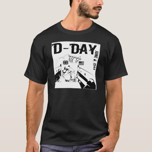 D-dagen 6 juni 1944 t-shirt (Framsida)