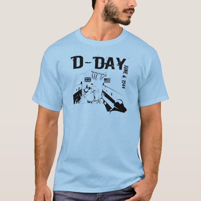 D-dagen 6 juni 1944 tee shirt (Framsida)