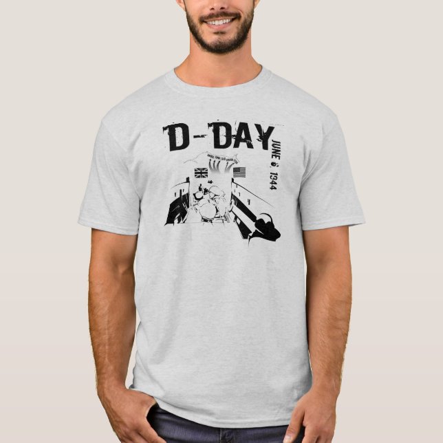 D-dagen 6 juni 1944 tee shirt (Framsida)