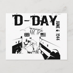 D-dagen 6 juni 1944 vykort