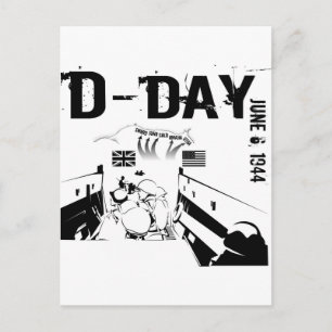 D-dagen 6 juni 1944 vykort