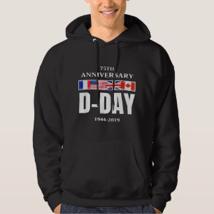 D-dagen Normandie landstigning 75-årsjubileum Män Hoodie