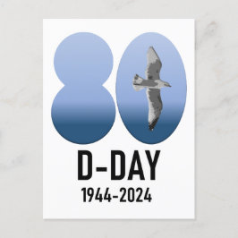 D-Day 80 - 1944-2024 Vykort