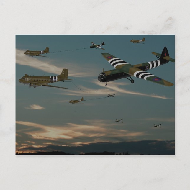 D Day Dawn Vykort (Framsida)