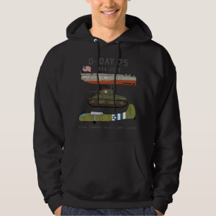 D-Day Normany Landings WW2 75:e-årsdagen T Gi Hoodie