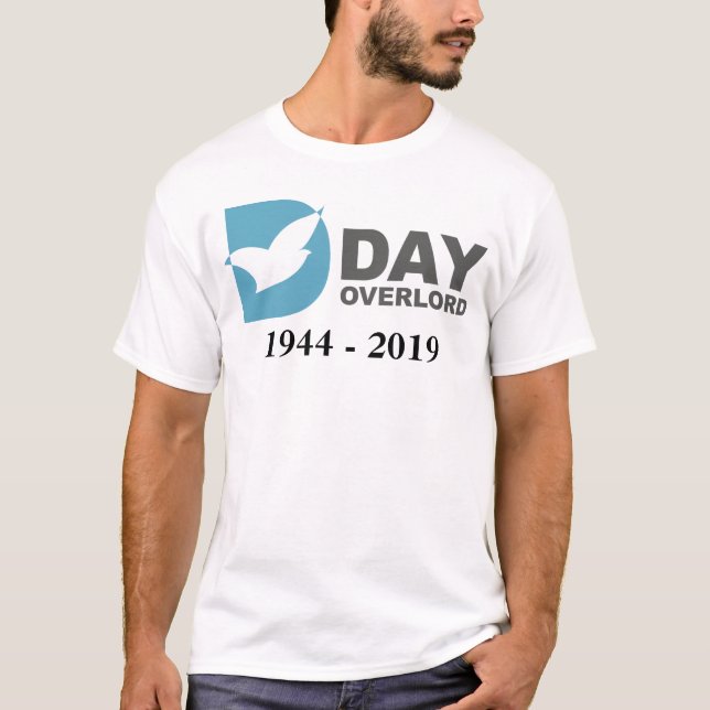 D-Day Overlord 1944-2019 T Shirt (Framsida)