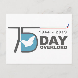 D-Day Overlord Normandie 1944-2019 Vykort