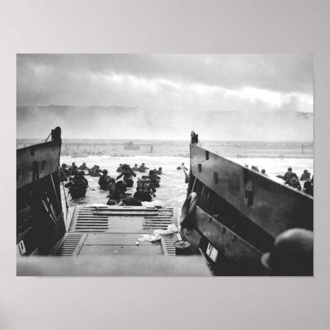 D-Day Poster - Omaha Beach (Framsidan)