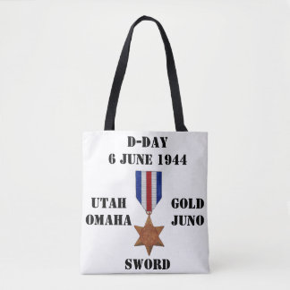 D-Day Tote Bag Tygkasse