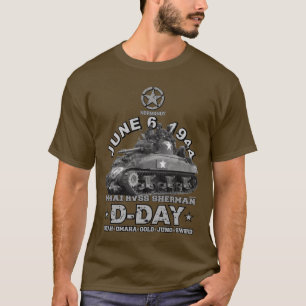 D-Day veterans Day HVSS Sherman T Shirt