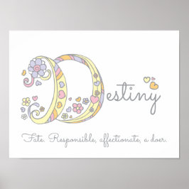 D Den ursprungliga meningen med Destiny-flickorna Poster