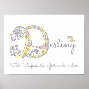D Den ursprungliga meningen med Destiny-flickorna Poster