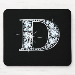 D-"diamantBling" tryck Mousepad Musmatta