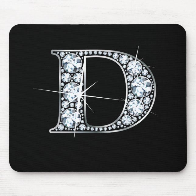 D-"diamantBling" tryck Mousepad Musmatta (Framsidan)