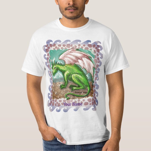 D Dragon T Shirt (Framsida)