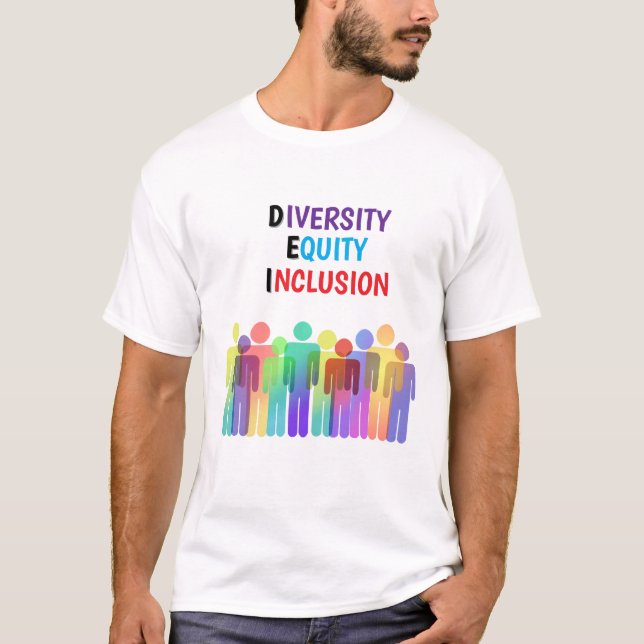 D.E.I. MÅNGFALD, ÄGGENHET OCH INTEGRERING T-SHIRT (Framsida)