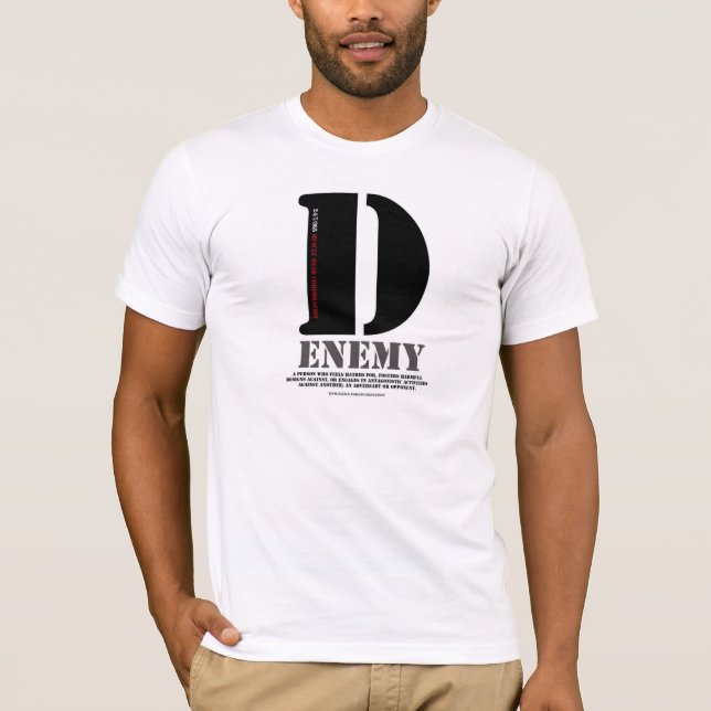 D-fiende T Shirt (Framsida)