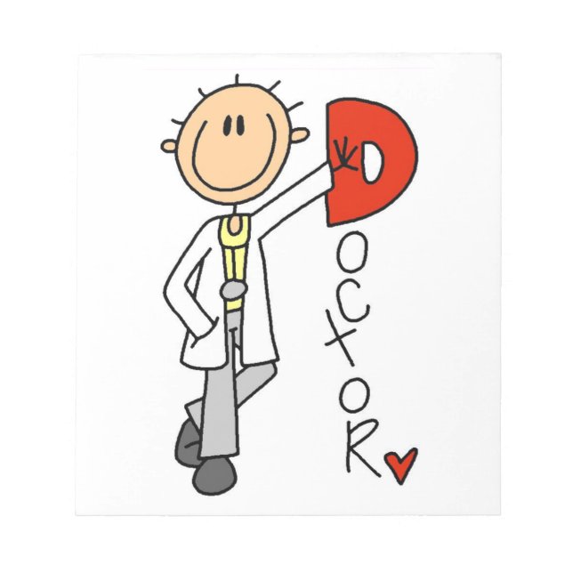 D för Doktor Anteckningsblock (Framsida)