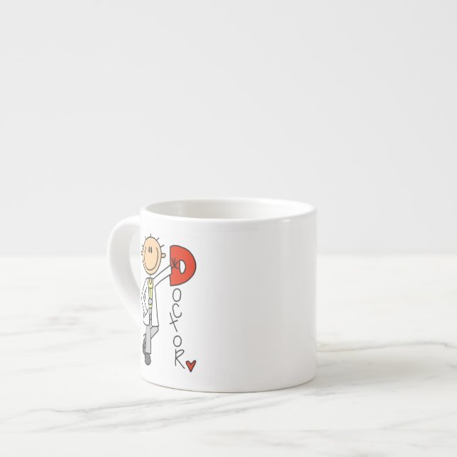 D för Doktor Espressomugg (Framsida vänster)