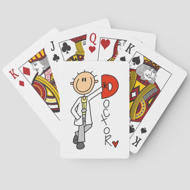 D för Doktor Spel Kort (Baksidan)