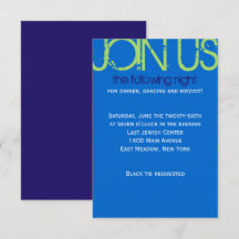 D Första Samlingsbaren Bar Mitzvah-festkort