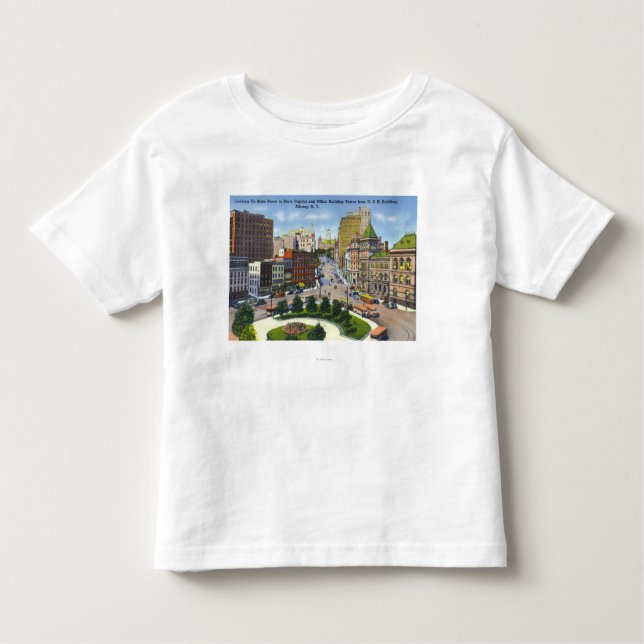 D & H Bldg beskådar av den statliga gatan till T-shirt (Framsida)