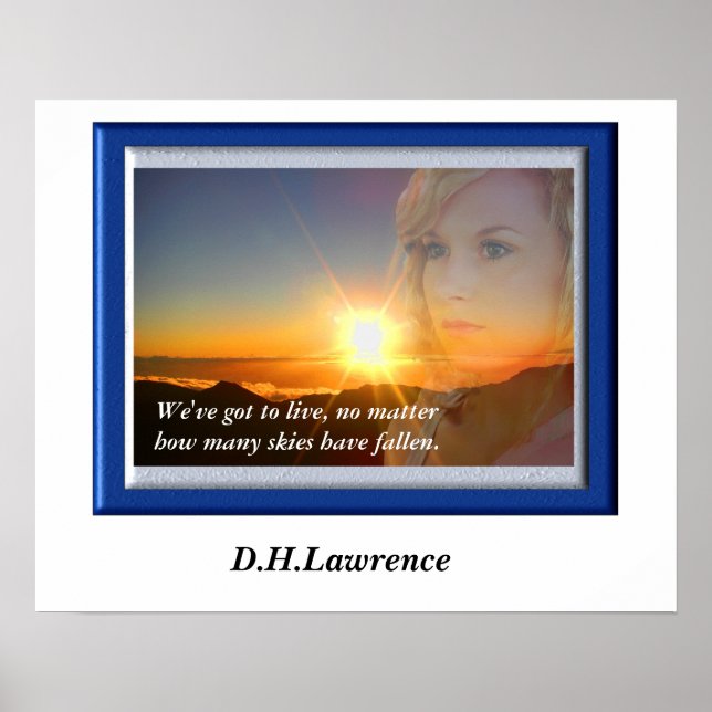D. H. Lawrence - Offert Poster (Framsidan)