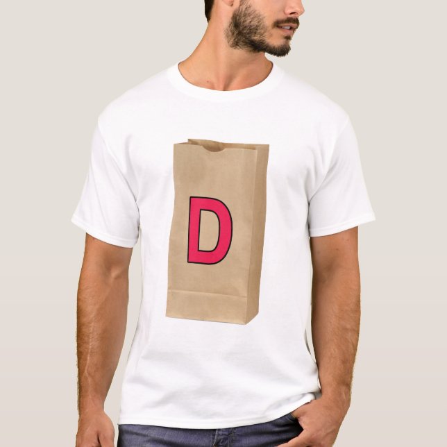 D-Hänga lös T-tröja Tee Shirt (Framsida)