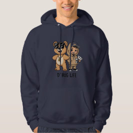 D’ Hug Life Funny Nalle Gangster Hoodie