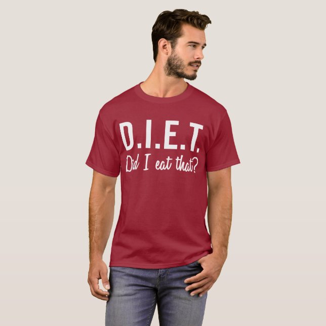 D.I.E.T: Åt jag det? Tee (Hel framsida)