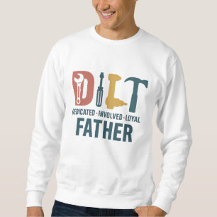 D.I.L.F. PNG - Roligten Loyal Far med särskilt eng Lång Ärmad Tröja