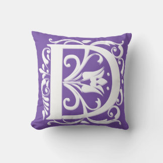 D Initial bokstavsmonogram - Kudd Kudde
