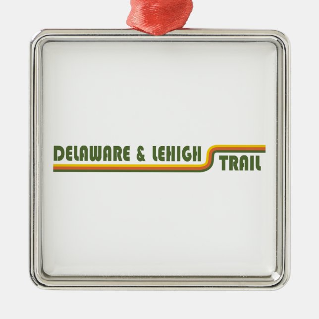 D&L-spår Pennsylvania Julgransprydnad Metall (Framsidan)