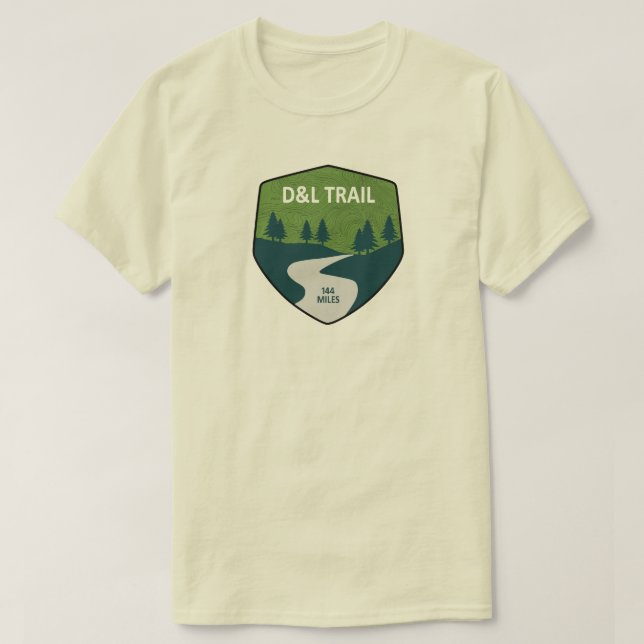 D&L Trail Pennsylvania T Shirt (Design framsida)