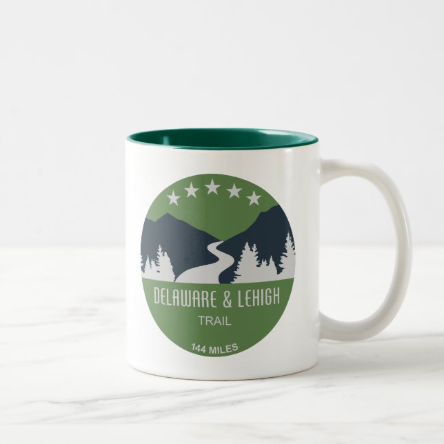 D&L Trail Pennsylvania Två-Tonad Mugg (Höger)