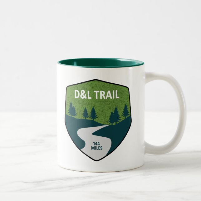 D&L Trail Pennsylvania Två-Tonad Mugg (Höger)