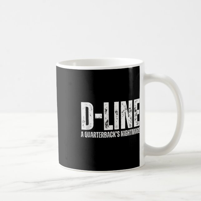 D-line A QuarterbackFootball Defence Lineman T Kaffemugg (Höger)