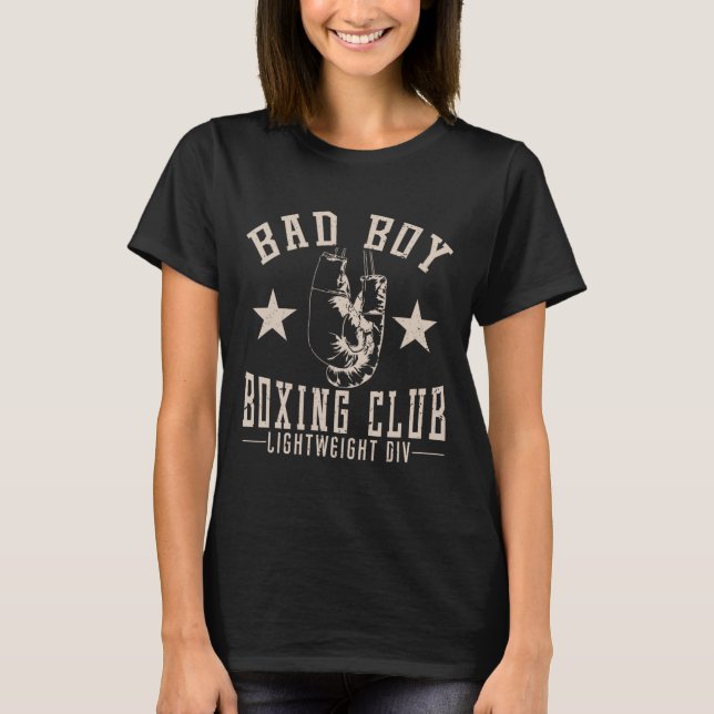 D Mad Boy Boxningsklubb  T Shirt (Framsida)