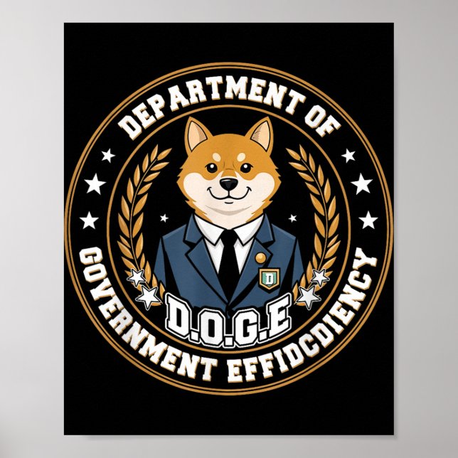 D.o.g.e Avdelning För Regeringens Effektivitet  Poster (Framsidan)