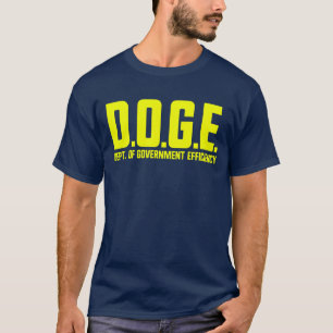 D.O.G.E. Department of Government Efficiency DOGE T Shirt