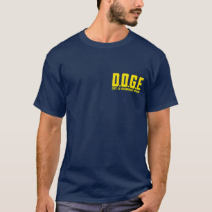 D.O.G.E. Department of Government Efficiency DOGE T Shirt