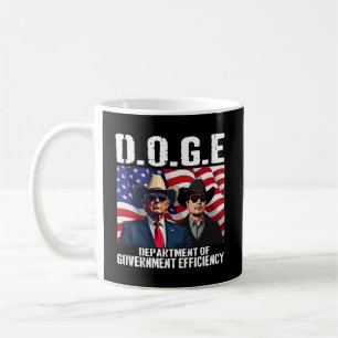 D.O.G.E. Department of Government Efficiency Kaffemugg